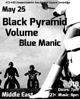 Black Pyramid, Volume, Blue Manic