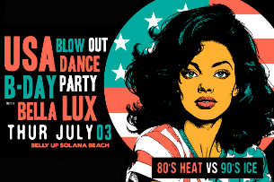 80s HEAT Vs. 90s ICE - A USA Birthday Blowout Dance Party w/ Bella Lux