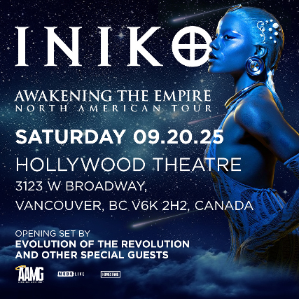 Iniko - Awakening The Empire North American Tour
