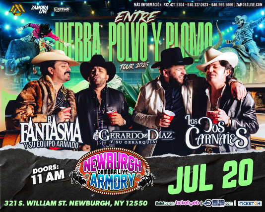 El Fantasma, Los Dos Carnales y Gerardo Díaz en NY