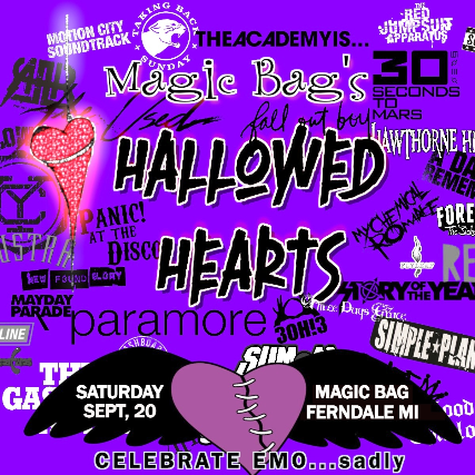 Magic Bag Presents: Hallowed Hearts: An Emo Night