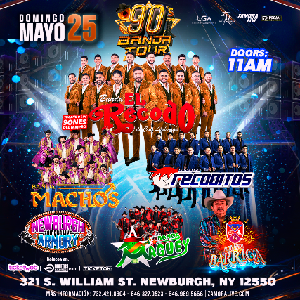 90s BANDA TOUR CON EL RECODO, BANDA MACHOS, LOS RECODITOS Y BANDA MAGUEY EN NEW YORK!