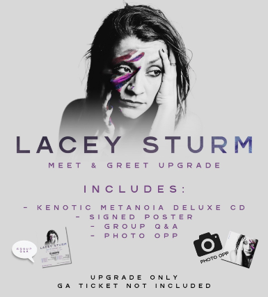 Lacey Sturm meet and greet package