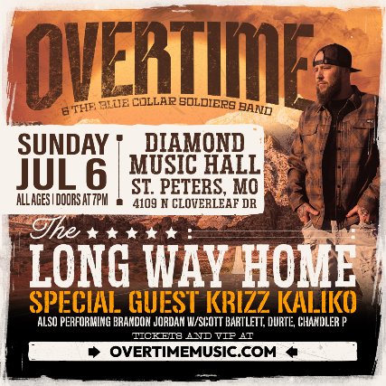 OVERTIME: The Long Way Home Tour w/ KRIZZ KALIKO in St Peters