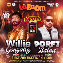 Willie González y Porfi Balboa en Columbus