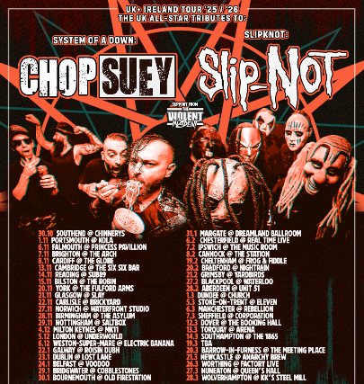 Chop Suey + SlipNOT + The Violent Inzident