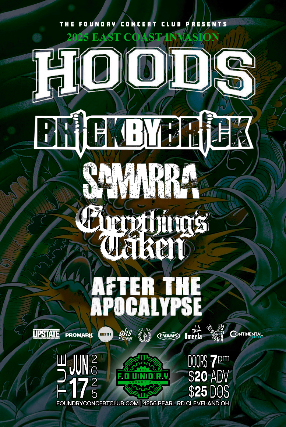 Hoods, Brick By Brick, Samarra, Everything's Taken, After The Apocalypse