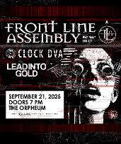 Front Line Assembly, Clock DVA, and Lead Into Gold in Tampa