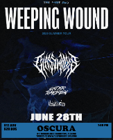 152 Productions Presents: Weeping Wound, Glasswave, Step for Tomorrow, and Think Twice in Bradenton