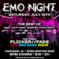 FLICKER//FADE LIVE EMO BAND NIGHT