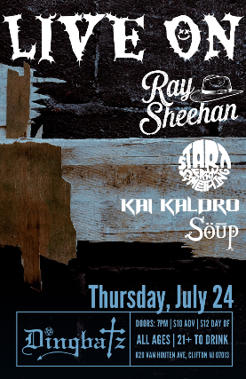 Live On, Ray Sheehan and the Midnight Players, Start From Something, Kai Kaldro, Söūp