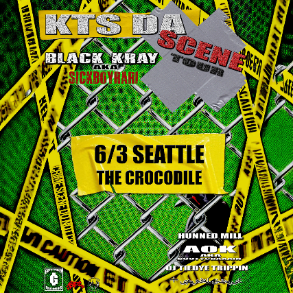 KTS DA SCENE TOUR /  with Hunned Mill, AOK, DJ Tiedye Trippin