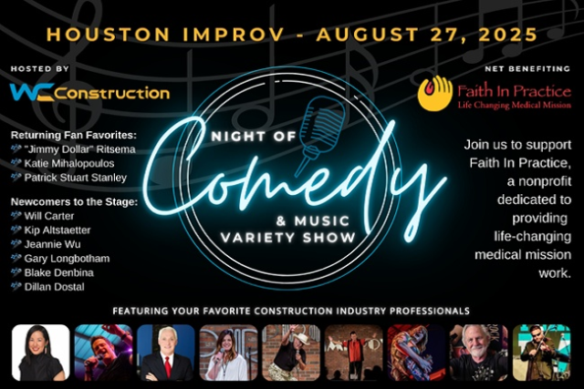 WC Construction Presents: A Night of Comedy
