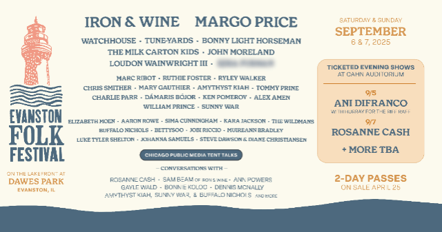 Evanston Folk Festival (2-Day Pass)