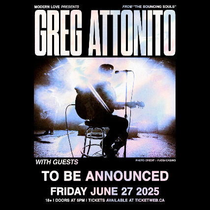 Greg Attonito Of The Bouncing Souls w/ Guest TBA