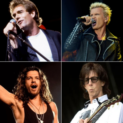 MTV NIGHT!... HUEY LEWIS & THE NEWS + BILLY IDOL + INXS + THE CARS TRIBUTES