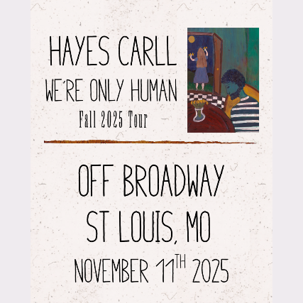 Hayes Carll: We're Only Human Tour