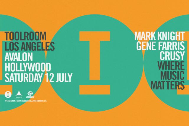 Toolroom Los Angeles: Mark Knight, Gene Farris, and Crusy