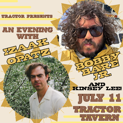 KEXP Presents: Bobby Bare, Jr x Izaak Opatz w/ Kinsey Lee