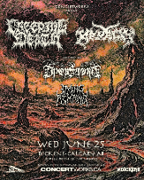 CREEPING DEATH w/ KRUELTY, UPON STONE & DYING REMAINS