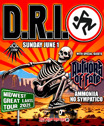 D.R.I. + Authors of Fate + Ammoniia + No Sympatico