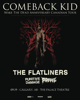 Comeback Kid Wake The Dead 20 Year Anniversary Tour