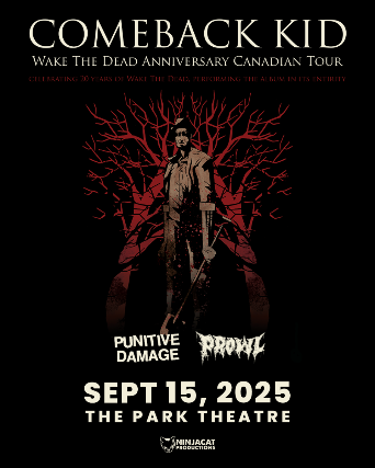 Comeback Kid - Wake The Dead Anniversary Canadian Tour