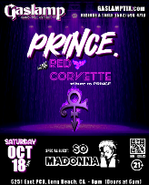 RED CORVETTE - Tribute to PRINCE, with Special Guest SO MADONNA
