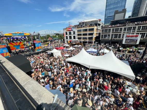 CMA Patio Party - Hard Rock Stage Viewing Area