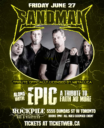 Sandman/ Tribute to Metallica, Epic - Faith No More Tribute