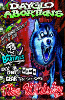Dayglo Abortions, The Brothels, Dexter Drive , Gear, The Shogos