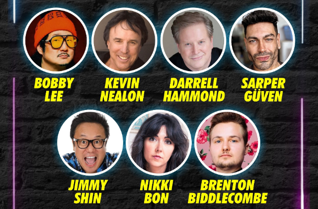 Tonight at the Improv ft. Jimmy Shin, Bobby Lee, Darrell Hammond, Kevin Nealon, Nikki Bon, Sarper Güven, & Brenton Biddlecombe!