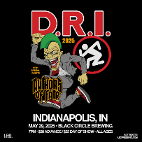 D.R.I. 2025 Tour w/ Authors Of Fate in Indianapolis