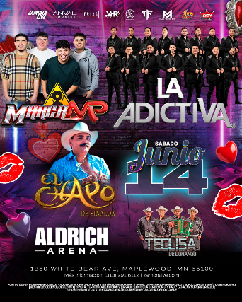 Marca MP, La Adictiva y El Chapo de Sinaloa en Maplewood