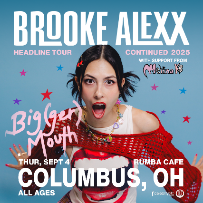 Brooke Alexx: Big(ger) Mouth Tour