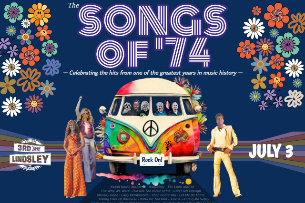 The Songs of '74 features Richard Jacques, Tracey DiCicco, and Michelle Murray