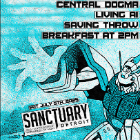 Central Dogma, Living AI, Saving Throw, Breakfast At 2pm