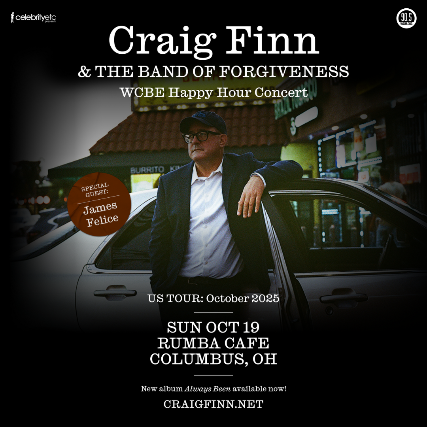 Craig Finn & The Band of Forgiveness WCBE Happy Hour Concert w/ James Felice