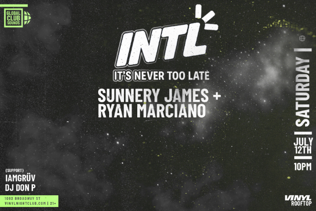INTL Night ft. Sunnery James + Ryan Marciano