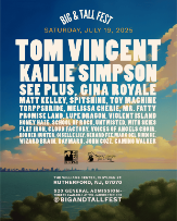 Big & Tall Fest 2025 is here.  Join us on Saturday, July 19th at The Williams Center in Rutherford, NJ  featuring: Tom Vincent, Kailie Simpson, See Plus, Cina Royale and many more