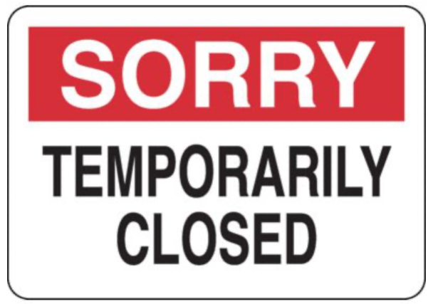 We are temporarily closed for kitchen updates!