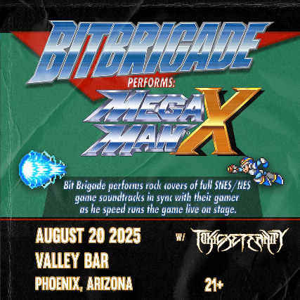 BIT BRIGADE PERFORMS "MEGA MAN X" LIVE