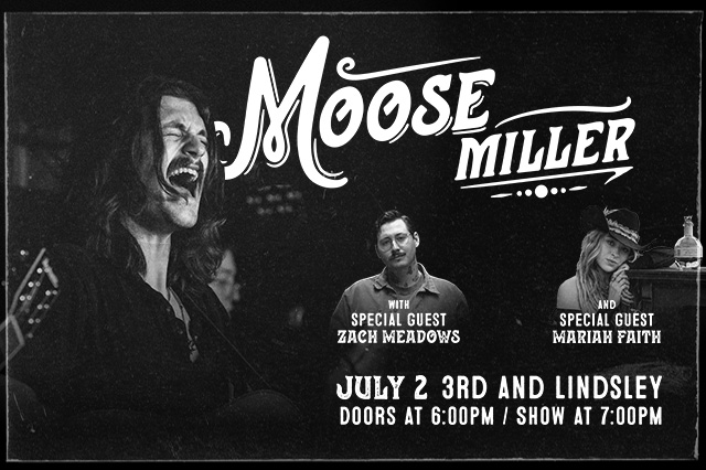 Moose Miller, Zach Meadows, Mariah Faith