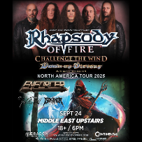 Rhapsody of Fire, Enforcer, Witherfall, Striker