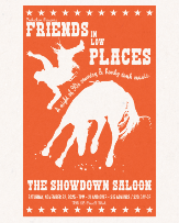 Friends In Low Places: A Night of 90s Country & Honky Tonk Music featuring The Neon Prairie Dogs, Aika Collins, William Surly, Nina Yates, Mawlee Jones, Jacob Howard, Rose Gerber and more!