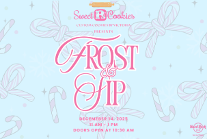 Frost and Sip with Sweet P's Custom Cookies