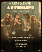 Harm & Ease - Afterlife Album Release Tour w/ Excuses Excuses & The Lemon Pistols Harm & Ease - Afterlife Album Release Tour w/ Excuses Excuses & The Lemon Pistols