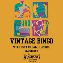 VINTAGE BINGO W/ Estate Sale Clothes