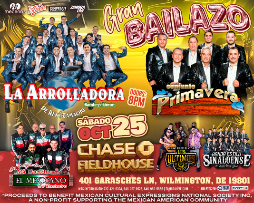 GRAN BAILAZO CON LA ARROLLADORA, CONJUNTO PRIMAVERA Y MI BANDA EL MEXICANO EN WILMINGTON!