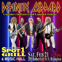 DEF LEPPARD TRIBUTE, DEFINITE LEPPARD DEF LEPPARD TRIBUTE, DEFINITE LEPPARD